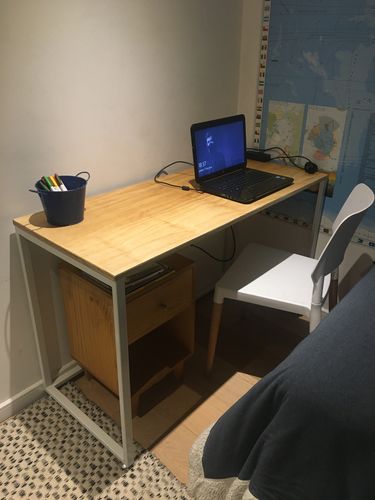 Customer photo review of Escritorio MIMA 120 x 50 Blanco