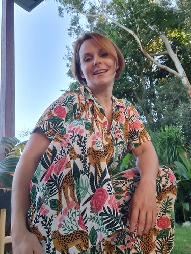 Customer photo review of White Jaguar Paradise Jumpsuit - White Jumpsuit For Women