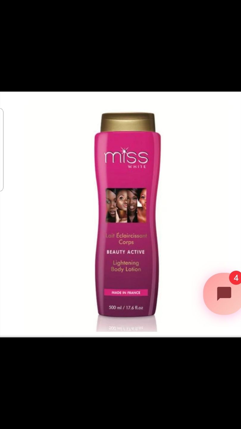 Customer photo review of Fair and White Miss White Body Lightening Lotion 7 days 500ml