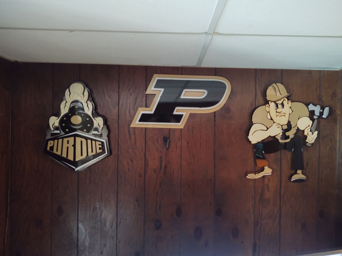 Customer photo review of Purdue University "Boilermaker Special" 3D Vintage Metal Artwork