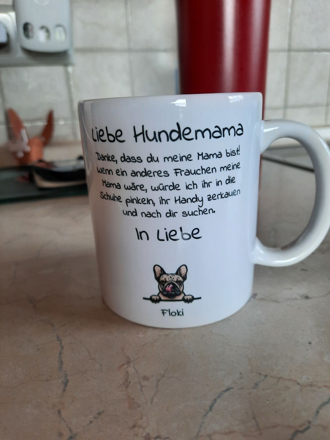 Customer photo review of Liebe Hundemama - Individuelle Tasse