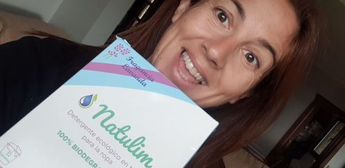 Customer photo review of Eco-Tiras de Detergente 40 lavados Natulim