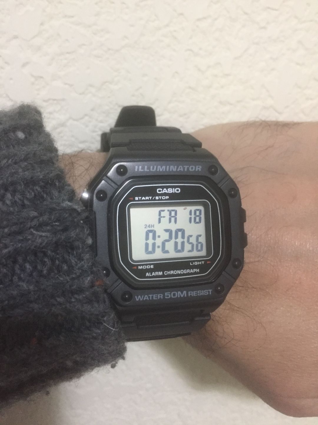 Customer photo review of Reloj Casio Vintage W-218H-1AVDF Negro