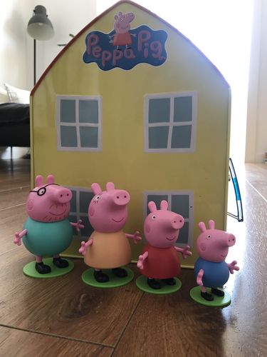 Customer photo review of Colección Completa Peppa Pig: 12 Figuras + 12 Libros + Caja coleccionadora