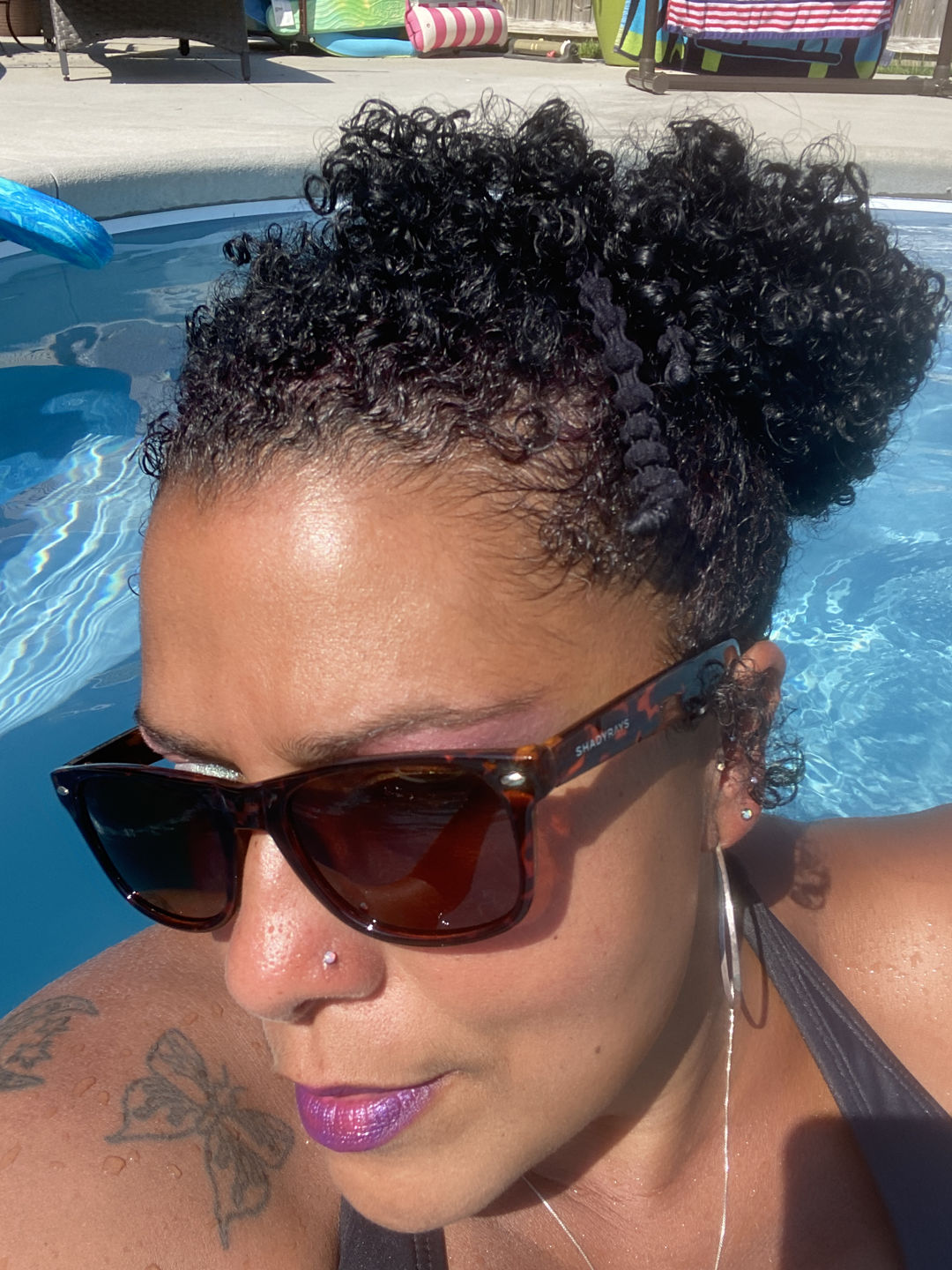 Customer photo review of Mango Dip Detangling Slip