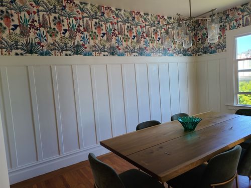 Customer photo review of Phoenix Wallpaper in Naturale by Justina Blakeney® - Sure Strip