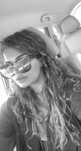 Customer photo review of Curly Ash Blonde