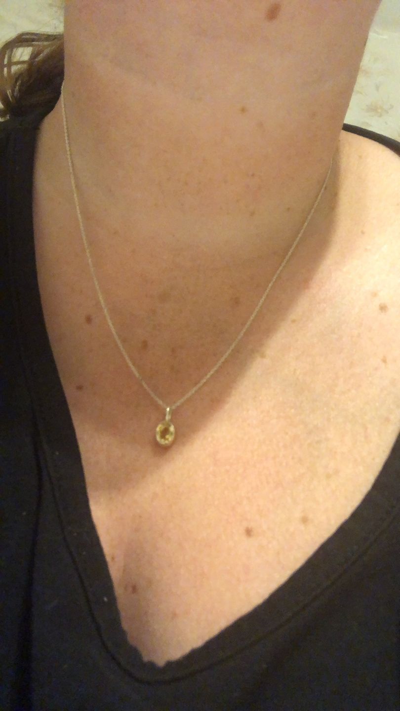 Customer photo review of Berlock November Citrin Silver