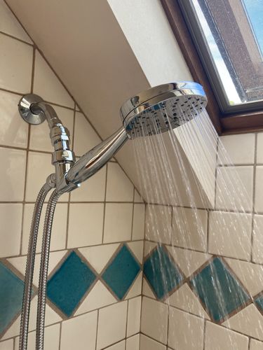 Customer photo review of 3-Spray Low Flow Handheld Shower Head Set
