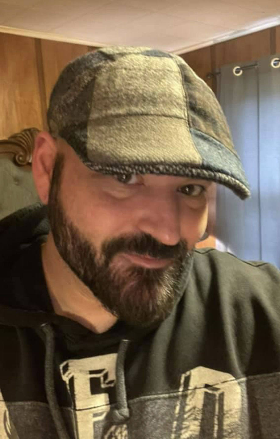 Customer photo review of Erin Cap Patchwork Tweed