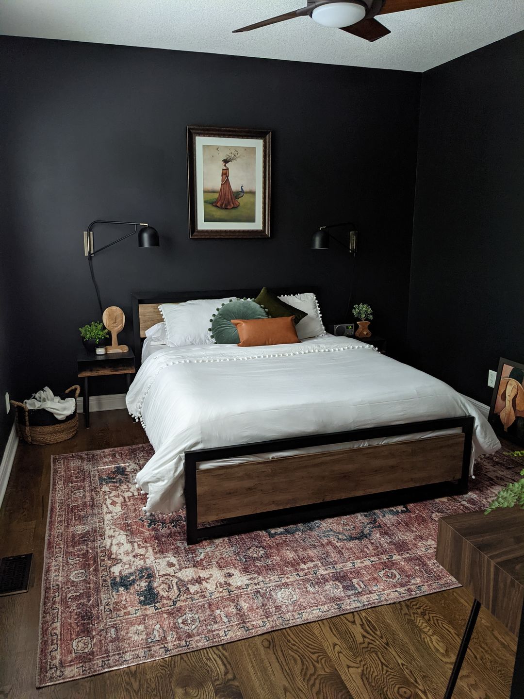 Customer photo review of Distressed Vintage Cezanne Terracotta Area Rug