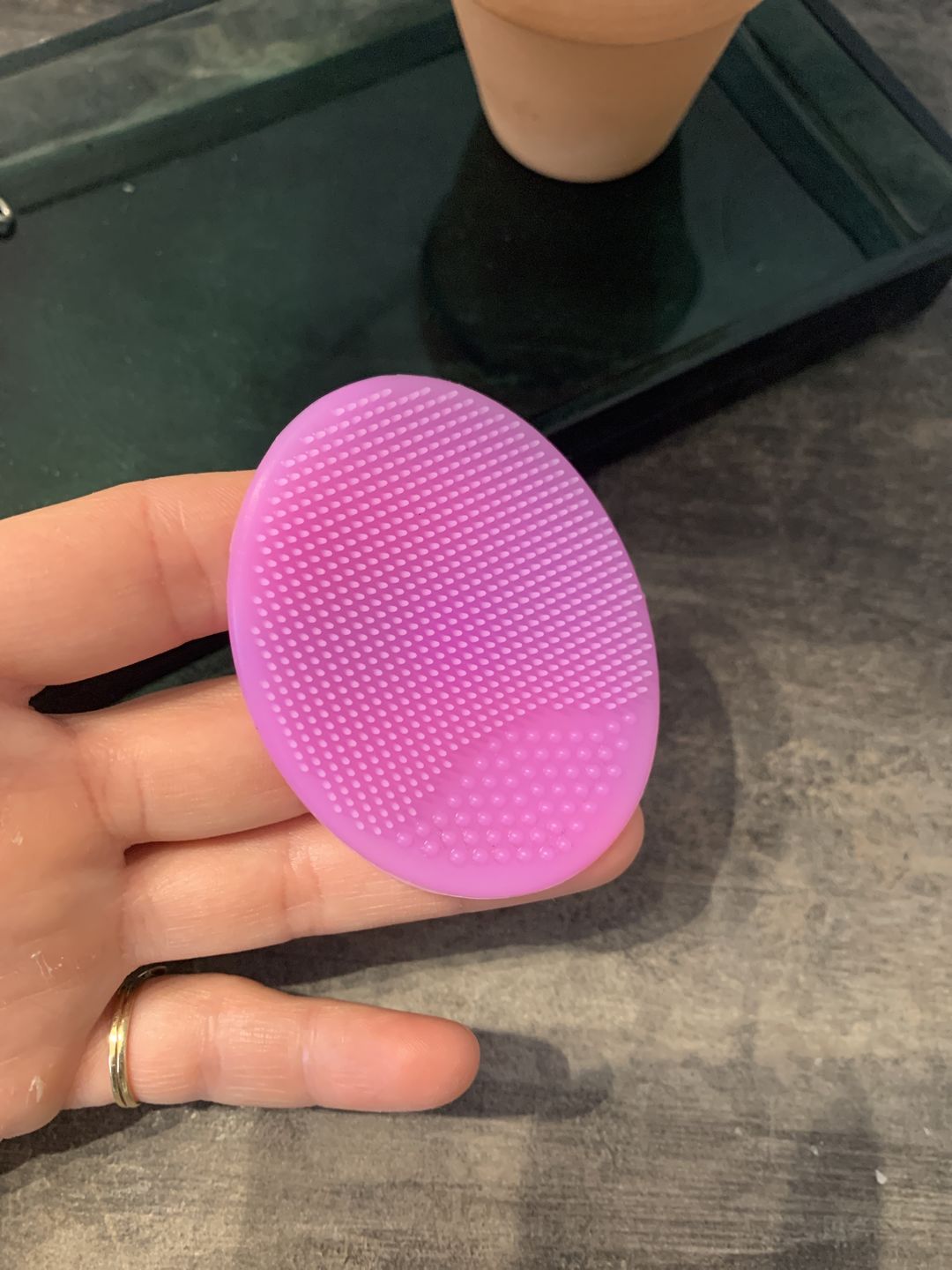 Customer photo review of Brosse silicone (nettoyage/massage)