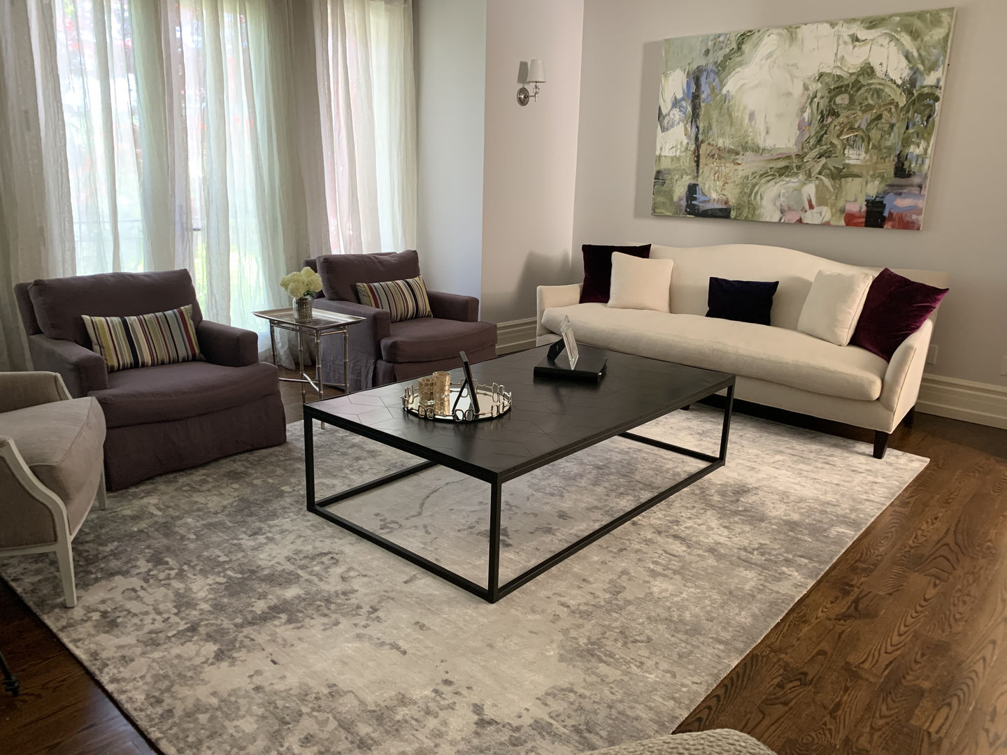 Customer photo review of Altostratus Cloud Rug