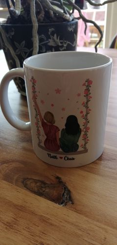 Customer photo review of Mug Personnalisé - Ma Sœur De Cœur