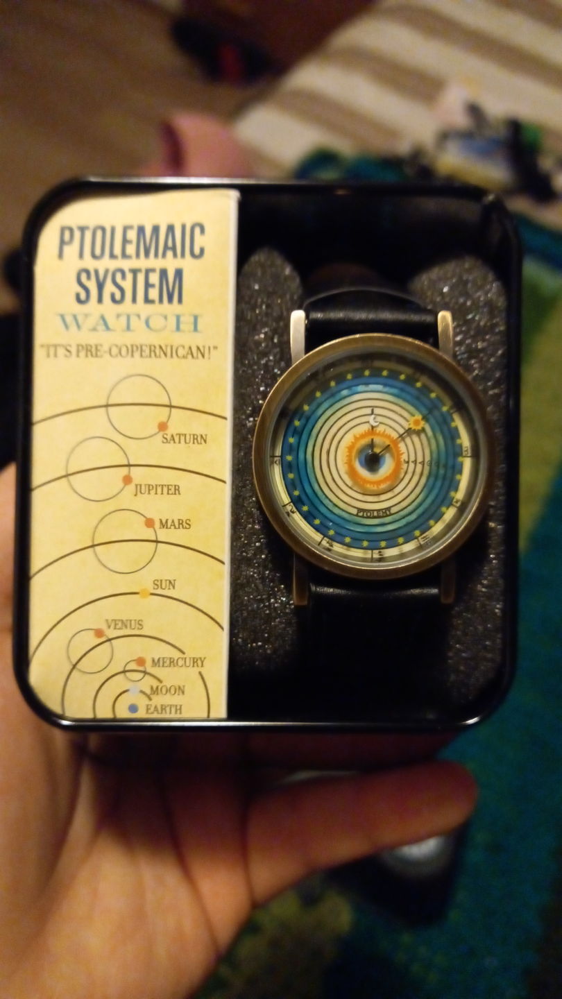Customer photo review of Reloj Análogo Philosophers Guild Sistema de Ptolomeo 33mm