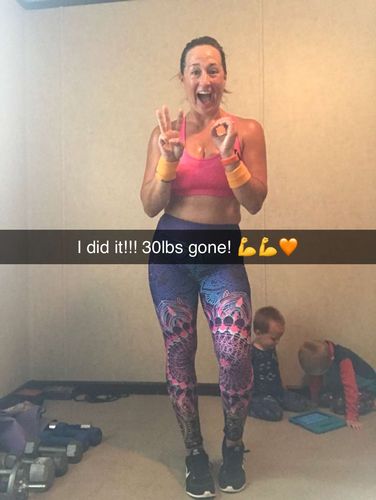 Customer photo review of Evan Elite Leggings