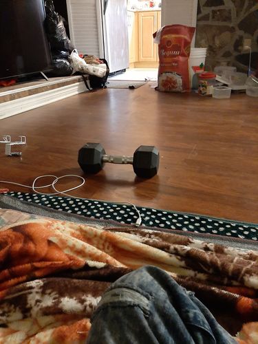 Customer photo review of Hex Head Dumbbell (singles)