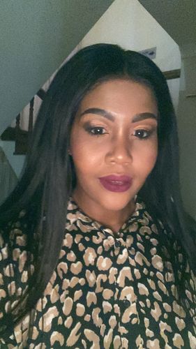 Customer photo review of Peruvian HD Lace Front Wig - Straight