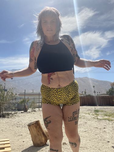 Customer photo review of Leopard Square Cut • Yellow