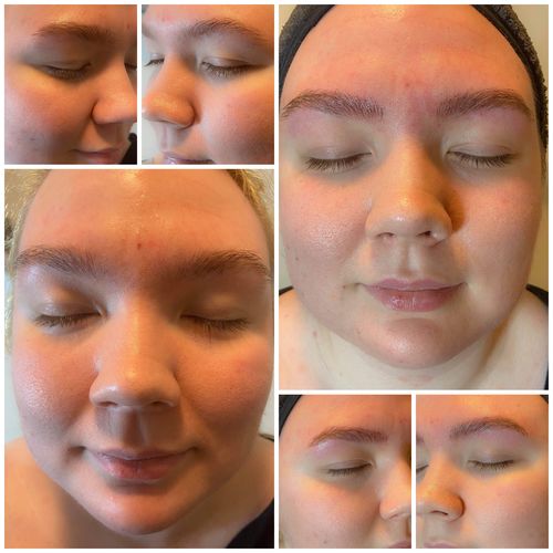 Customer photo review of Brow Pigment Set