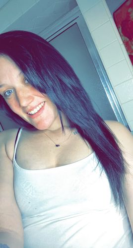 Customer photo review of Full Shine Tape in Hair Extensions 100% Virgin Human Hair Off Black (#1B)