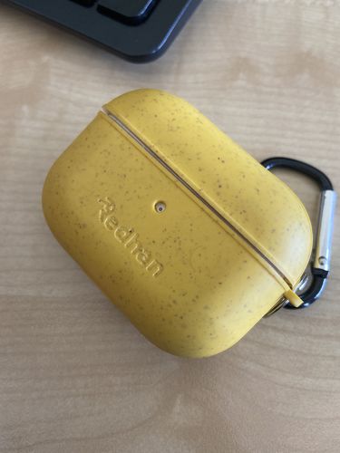 Customer photo review of Eco Friendly AirPod Pro Case - Yellow