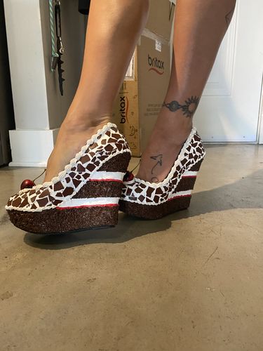 Customer photo review of Black Forest Cake Wedge 5.5"