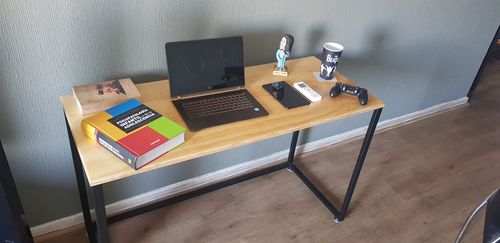 Customer photo review of Escritorio de madera MIMA 120 x 50 Negro
