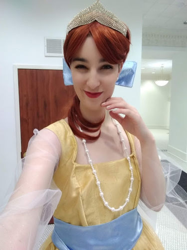 Customer photo review of Classic Crystal Tiara