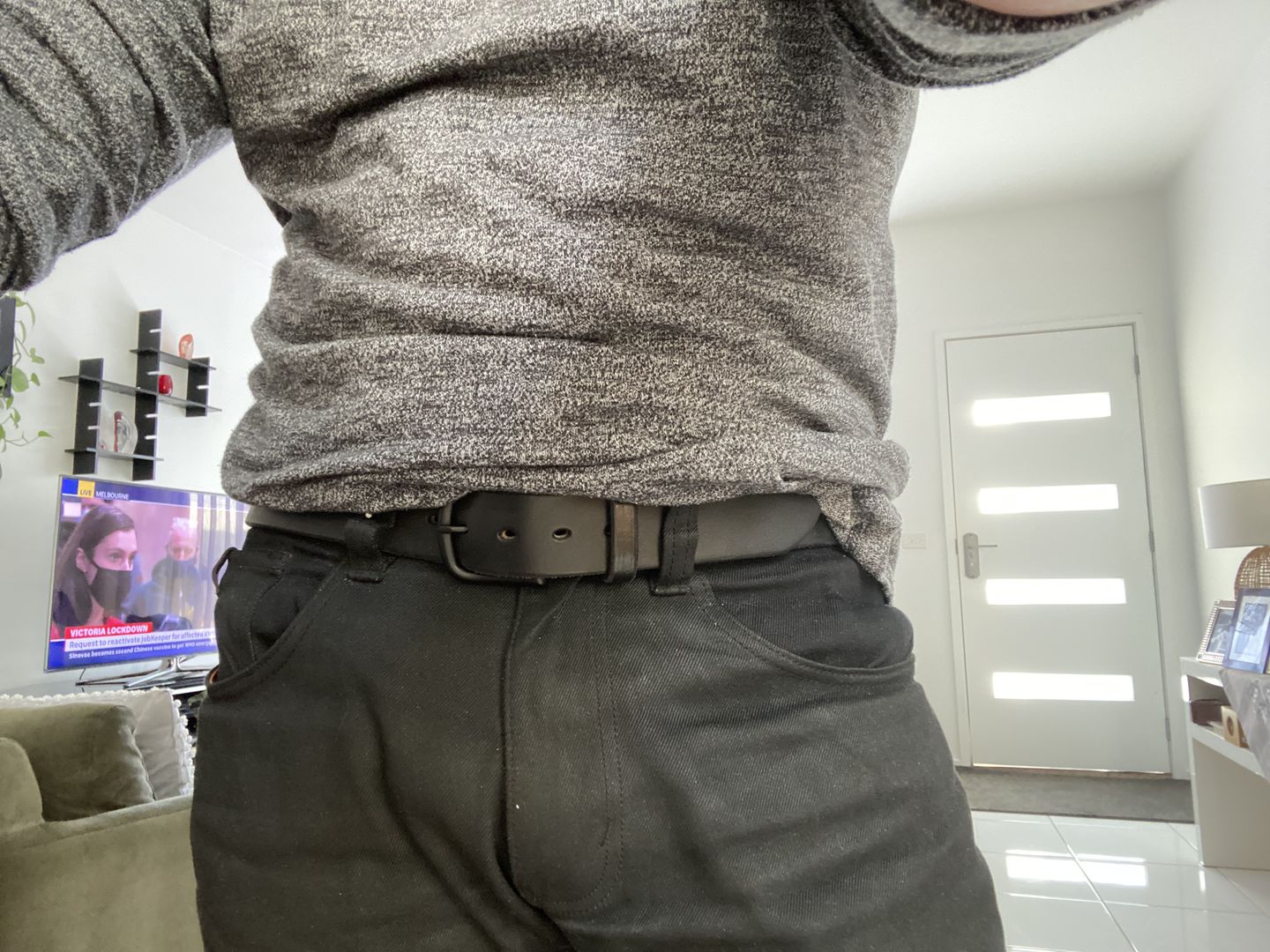 Customer photo review of The "Lights out" belt