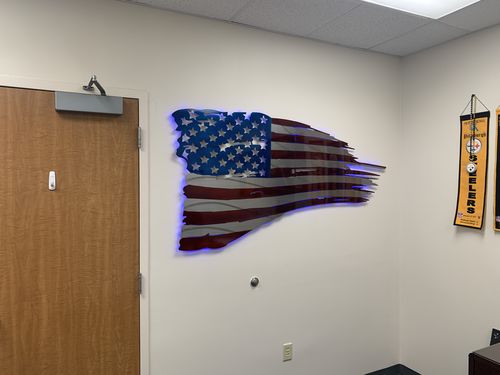 Customer photo review of Big Ass Tattered Flag