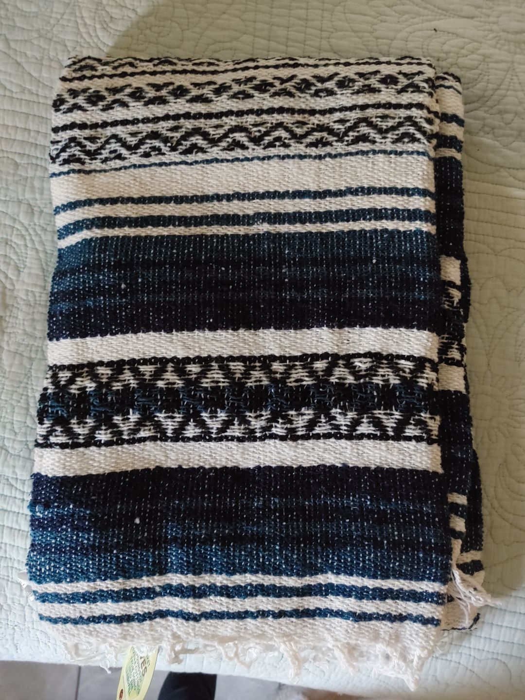 Customer photo review of Striped Falsa Blanket