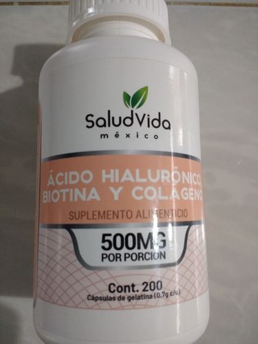 Customer photo review of Biotina, Ácido Hialurónico y Colágeno