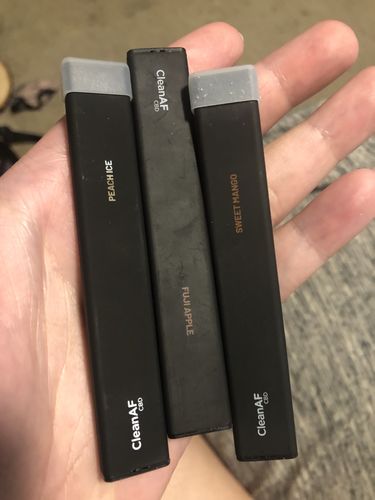 Customer photo review of 100 mg CBD Disposable Vape ~ CleanAF PUFF in 9 Flavors