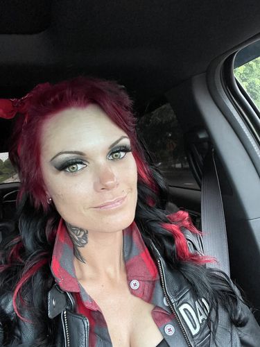 Customer photo review of Premium Green Colored Contact Lenses