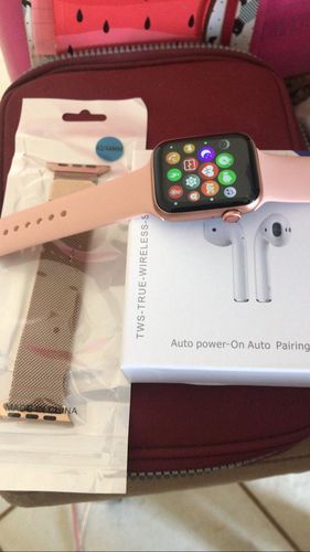 Customer photo review of Iwo Infinity Series 6  - 40/44MM + [ BRINDE ] 12x Frete Grátis