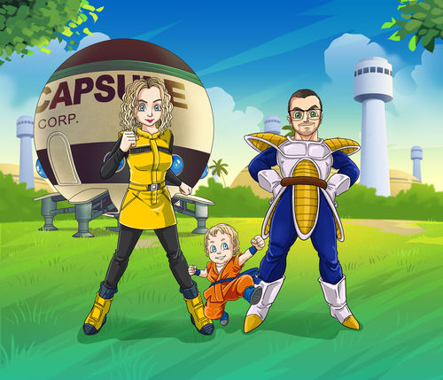 Customer photo review of Caricature cartoon dessinée à la main: En mode manga