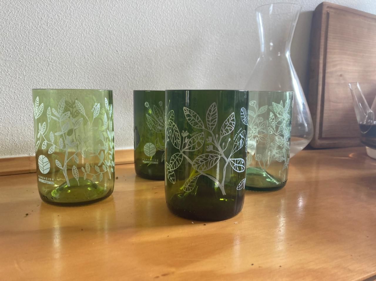 Customer photo review of Reforestemos Juego de 4 Vasos