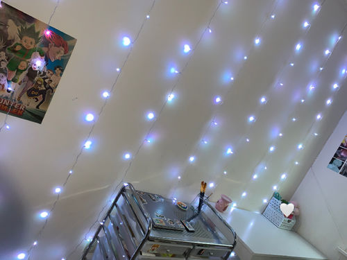 Customer photo review of DormVibes Color Changing Wall Lights