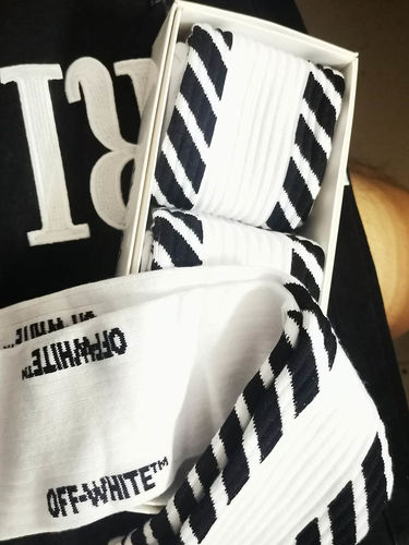 Customer photo review of OFF WHITE 01 Socks