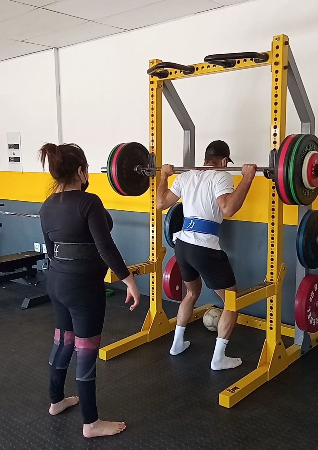 Customer photo review of Strength Shop 13mm Single Prong Belt - IPF Approved - Blue