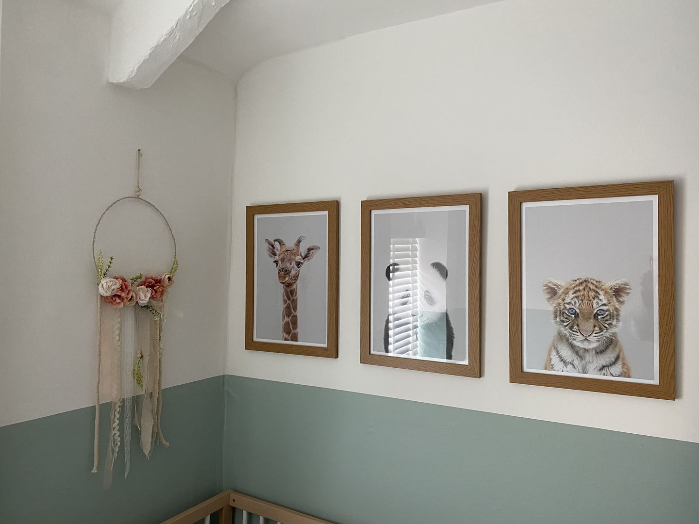 Customer photo review of Giraffe Wall Art Print
