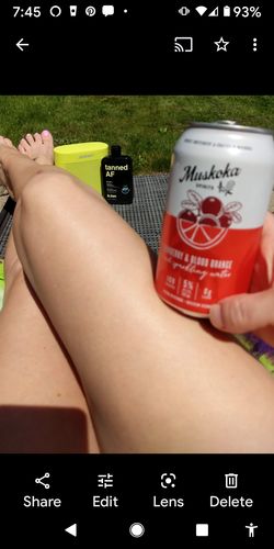 Customer photo review of b.tan tanned AF Outdoor Oil Spray - PRESALE