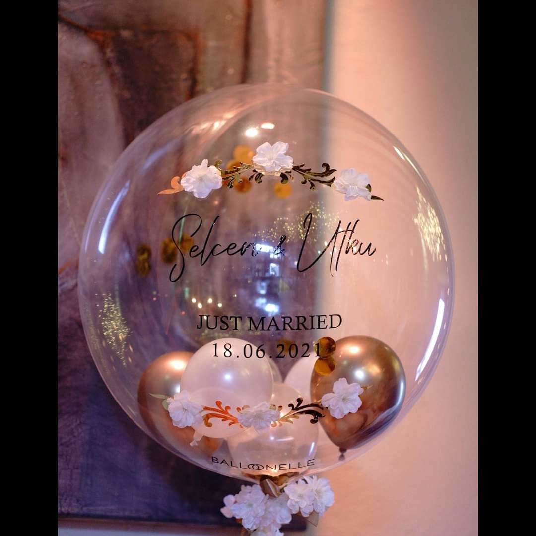 Customer photo review of Wedding Blossom Designer Ballon