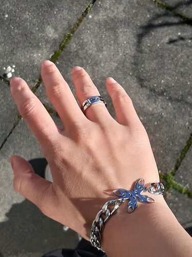 Customer photo review of Tribal Butterfly Bracelet