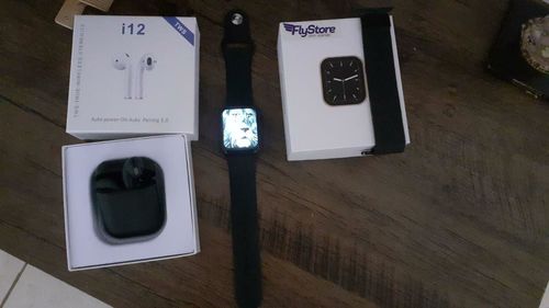 Customer photo review of Iwo Infinity Series 6  - 40/44MM + [ BRINDE ] 12x Frete Grátis