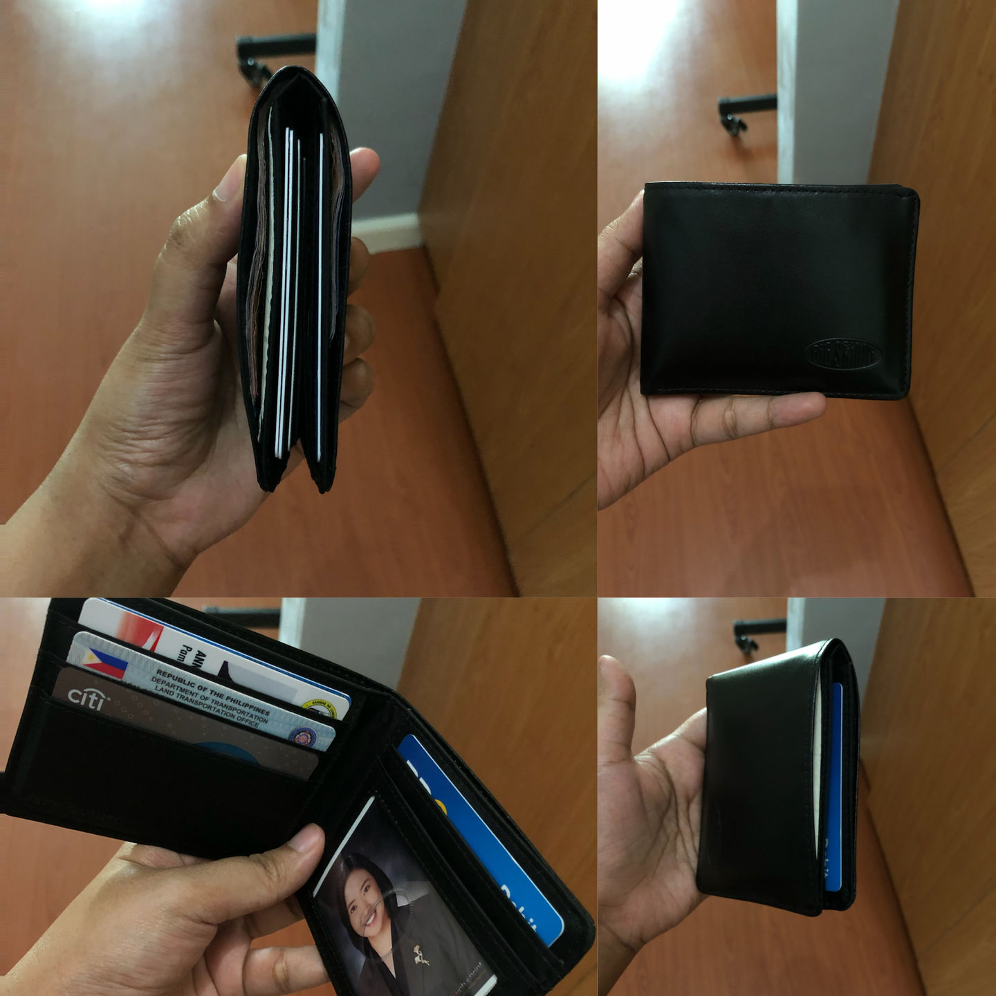 Customer photo review of RFID Blocking Leather Multi Bi-fold Black