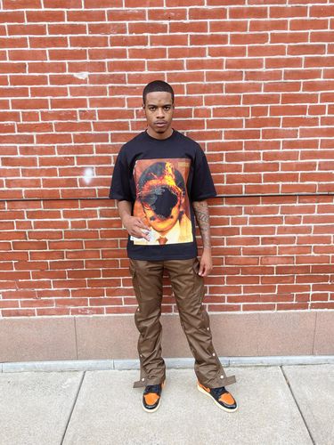 Customer photo review of "Burn" T-Shirt