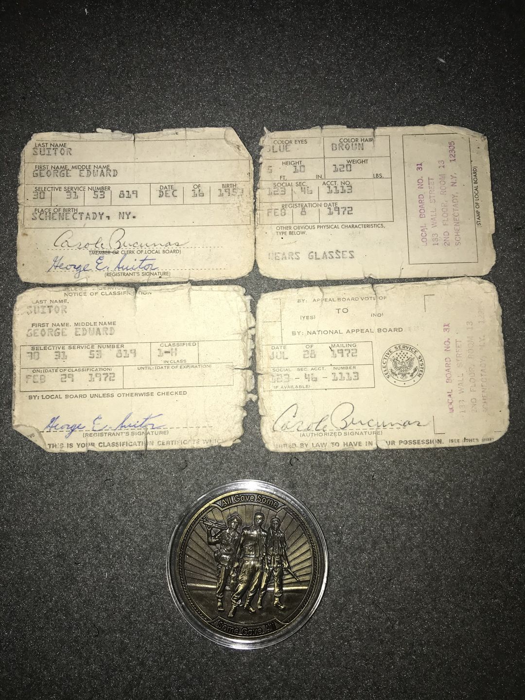Customer photo review of Vietnam Veteran Coin