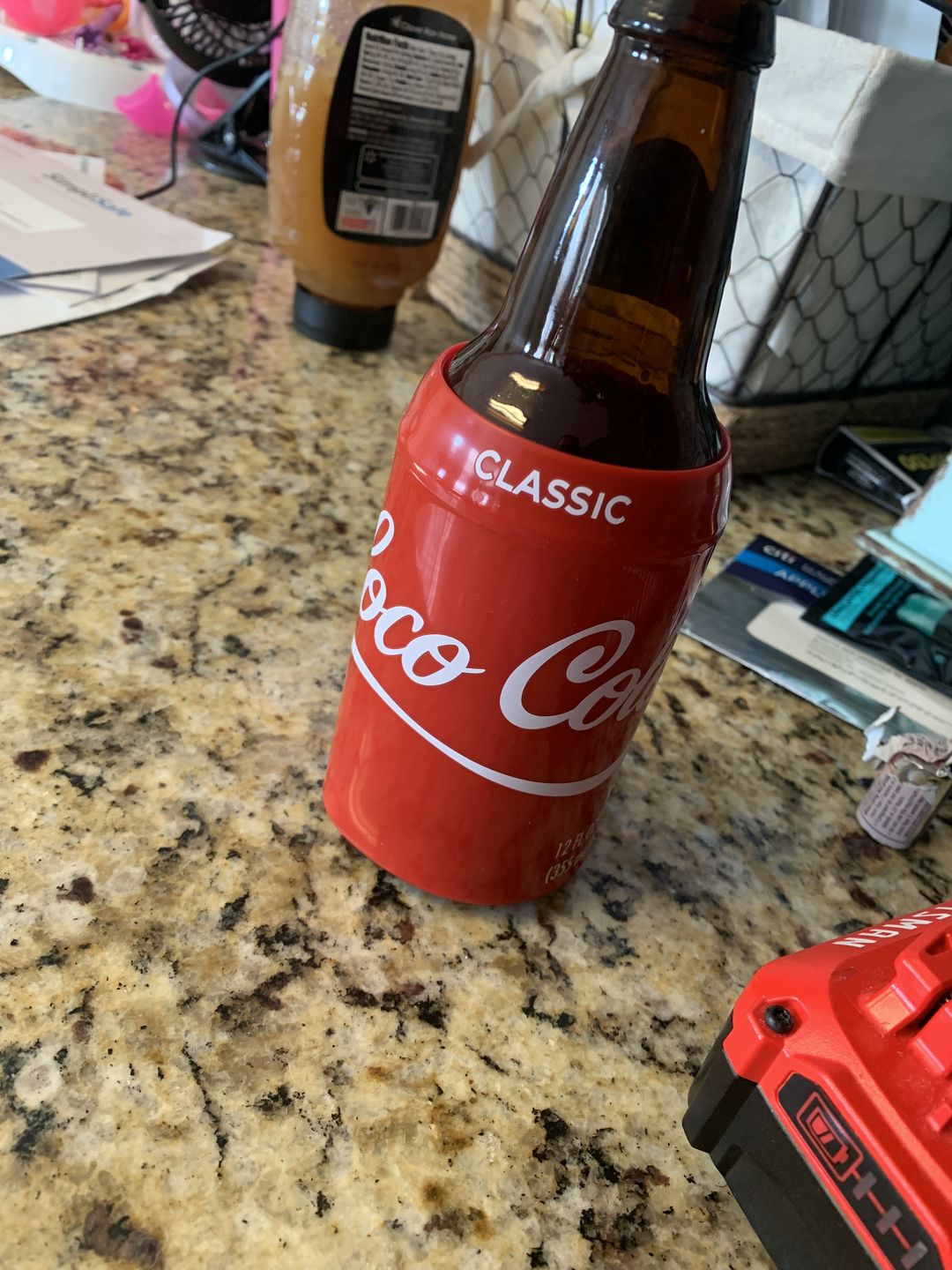 Customer photo review of Beersy “Dr P*cker” Silicone Sleeve Hide a Beer